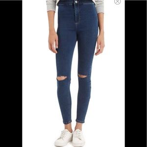 Topshop Ripped Joni Jeans Size 26 Length 30